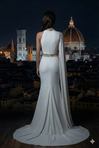 فستان سهرة موديل 01274