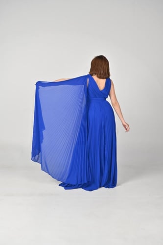 فستان سهرة شيفون موديل0664