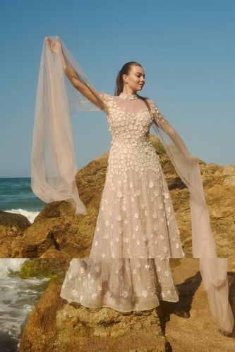 فستان سهرة موديل 907