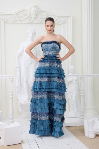 فستان سهرة موديل 46036