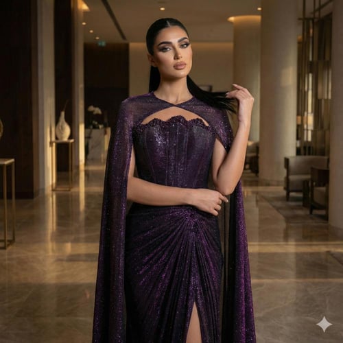 فستان سهرة موديل 10390