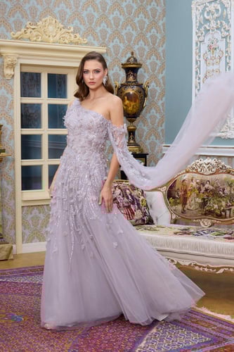 فستان سهرة موديل 8815