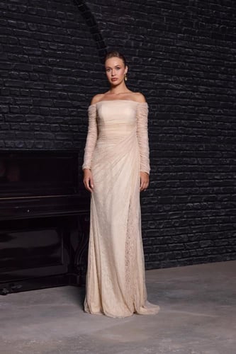 فستان سهرة موديل 10184