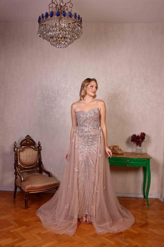 فستان سهرة موديل 01289