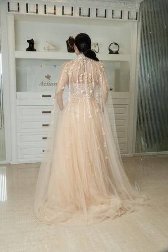 فستان سهرة موديل 884