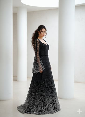 فستان سهره موديل 915