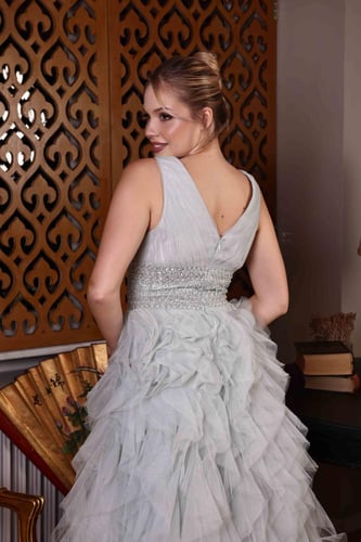 فستان سهرة موديل 56140