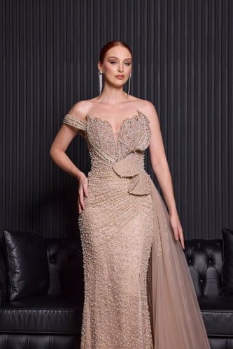 فستان سهرة موديل 8868