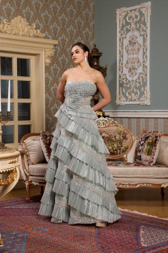 فستان سهرة موديل 46110