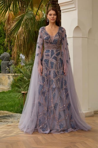 فستان سهرة موديل 8853