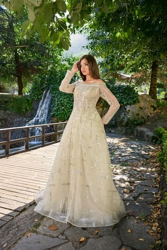 فستان سهرة موديل 903