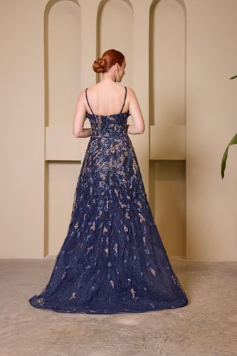 فستان موديل سهرة 8821