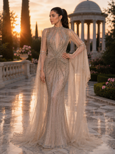 فستان سهرة موديل رقم 02742
