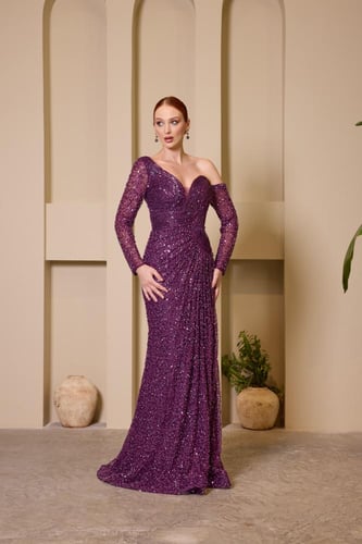 فستان سهرة موديل 8869