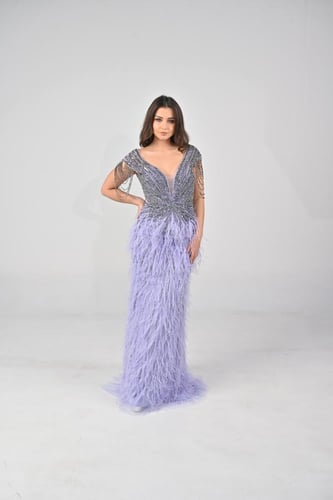 فستان سهرة موديل 21513