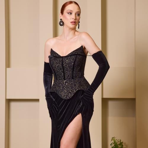 فستان سهرة موديل 10209