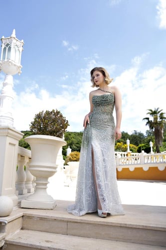 فستان سهرة موديل 143