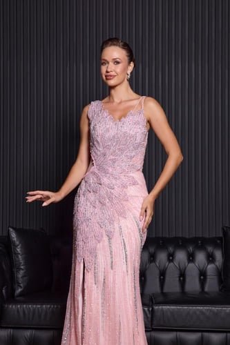 فستان سهرة موديل 8877