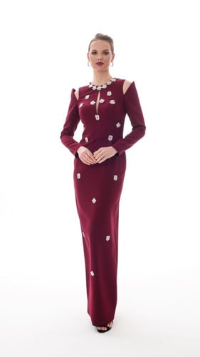 فستان سهرة موديل 252558