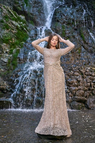 فستان سهرة موديل 8860