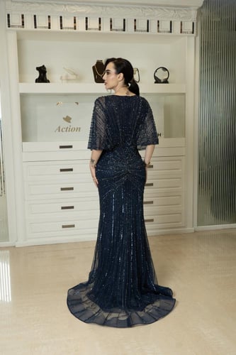 فستان سهرة موديل 8845