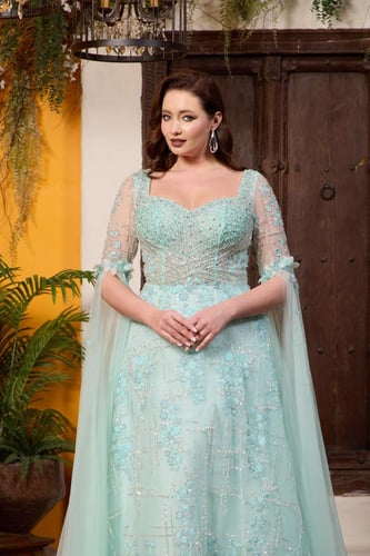 فستان سهرة موديل 8841