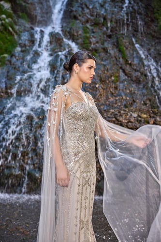 فستان سهرة موديل 911