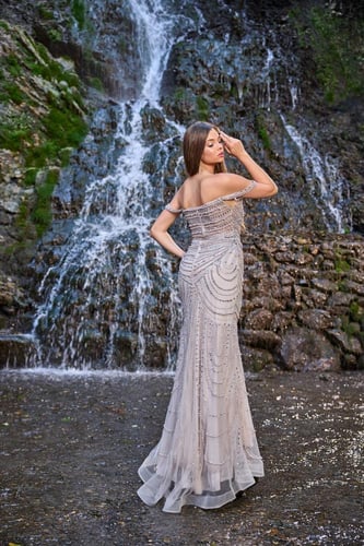 فستان سهرة موديل 0711