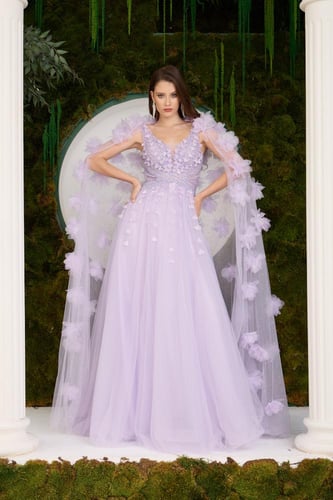 فستان سهرة موديل 8826