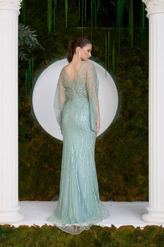 فستان سهرة موديل 8825