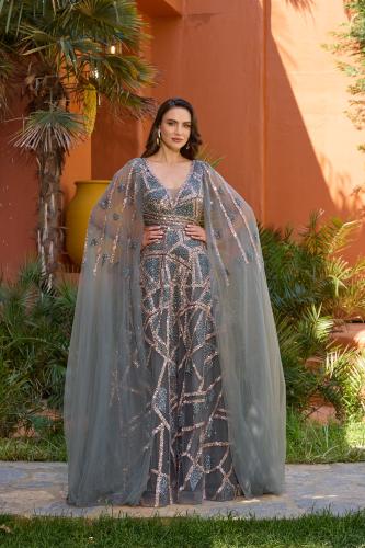 فستان سهرة موديل 8853