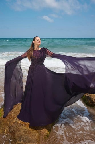 فستان سهرة موديل 887