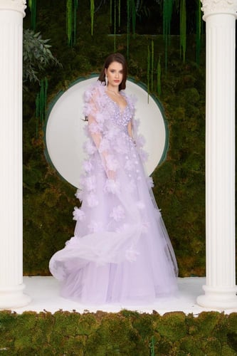 فستان سهرة موديل 8826