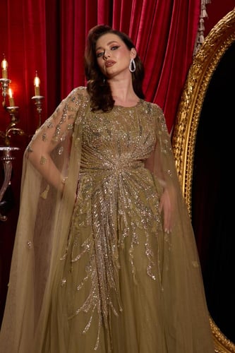 فستان سهرة موديل 8813