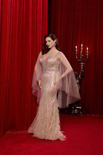 فستان سهرة موديل 203076