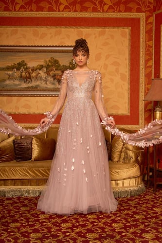 فستان سهرة موديل 882