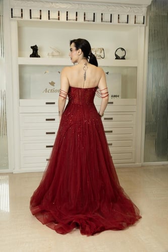 فستان سهرة موديل 890