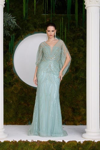 فستان سهرة موديل 8825