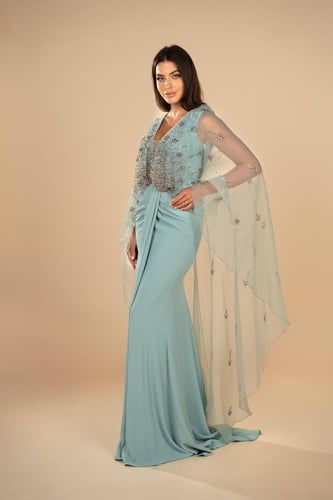 فستان سهرة موديل 5350