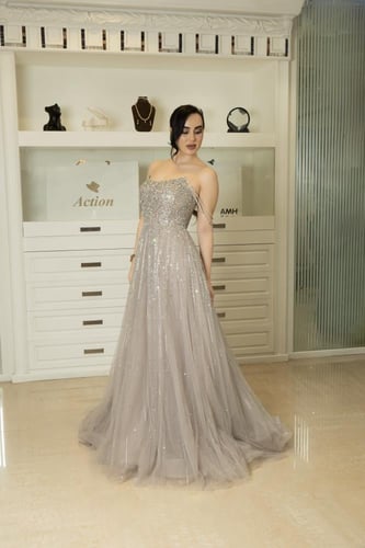 فستان سهرة موديل 890