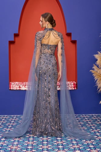 فستان سهرة موديل 561