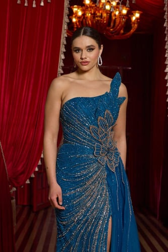 فستان سهرة موديل 8837