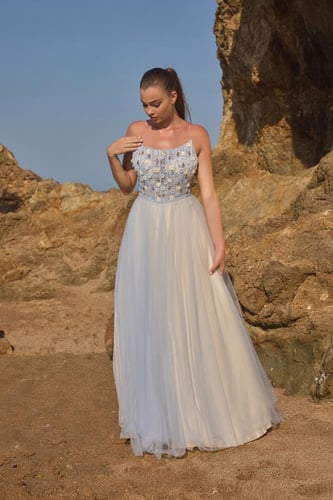 فستان سهرة موديل 0716