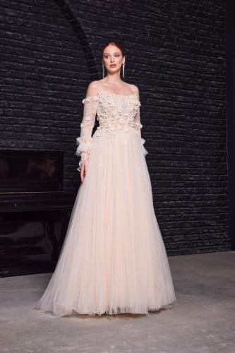 فستان سهرة موديل 8866