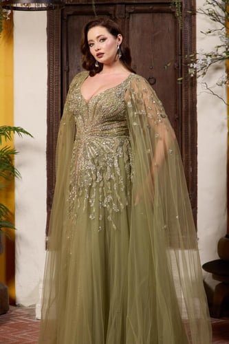 فستان سهرة موديل 8834