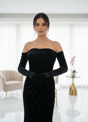 فستان سهرة موديل 10225