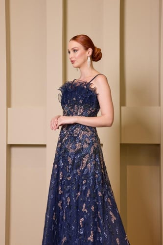 فستان موديل سهرة 8821