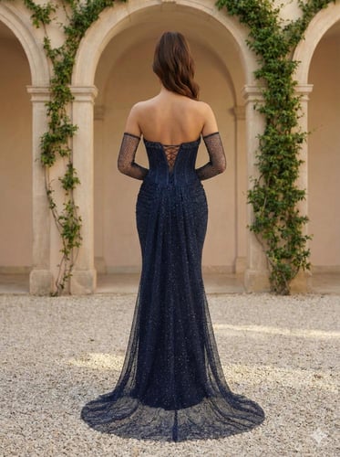 فستان سهرة موديل 10386