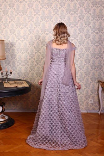 فستان سهرة موديل 52065