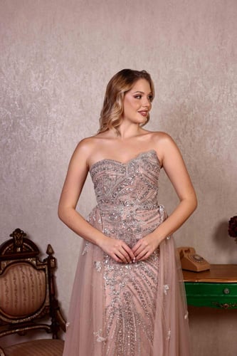 فستان سهرة موديل 01289